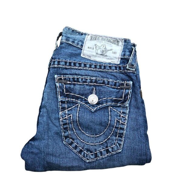 True Religion Jeans Size 29 RICKY Blue - Picture 9 of 11
